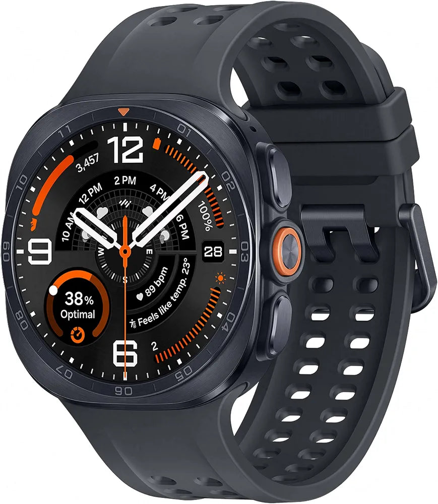 Samsung Galaxy Watch Ultra2 Titanium Gray, 47mm, Bluetooth, Rugged Luxury design, 800 mAh Battery, Fast Charging, Energy Score, 2 Years Manufacturer Extended Warranty 