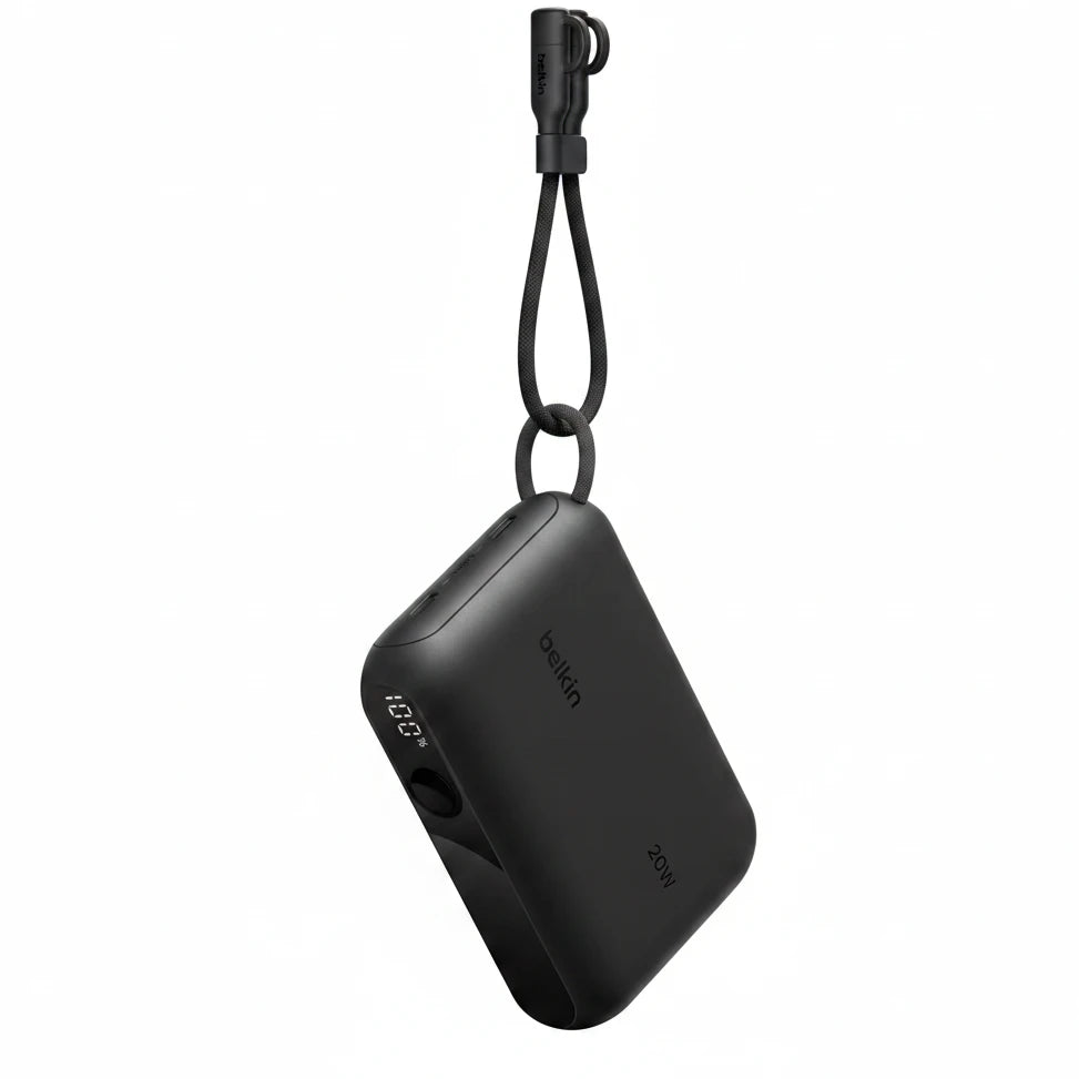 Belkin BoostCharge 10000mAh Power Bank with Digital Battery Display - Black