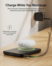 Belkin BoostCharge 5000mAh Magnetic Power Bank with Magnetic Ring - Black