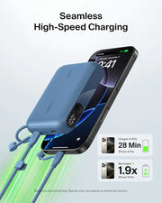 Belkin BoostCharge 10000mAh Power Bank with Digital Battery Display - Blue