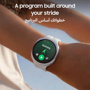 Samsung Galaxy Watch9 Silver, 44mm, LTE, Slimness, Comfort fit, Signature Cushion Design, Personalized Sleep Experience, Health Coaching, 2 Years Extended Warranty 