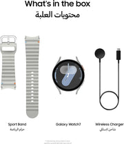 Samsung Galaxy Watch7 Smartwatch, Silver, 44mm, LTE, Sleep Coaching, Fitness Tracker 