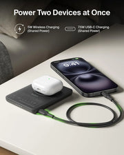 Belkin BoostCharge 5000mAh Magnetic Power Bank with Magnetic Ring - Black