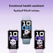HUAWEI Band 10 Smart Watch, Metallic Design and Comfortable Wearing, Pro-level Sleep Analysis, Emotional Health Aid, 100 Workout Modes, Robust Battery Life, IOS and Android, Black