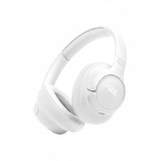 JBL Tune 730BT Wireless Over-Ear Bluetooth Headphones with Pure Bass Sound, 76H Battery Life, Dual Beamforming Mics, Multi-Point Bluetooth 6.0, Foldable & Comfortable – White 