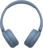 Sony WH-CH520 Wireless Headphones, 50 hours battery life, Clearer hands-free calling, Multipoint Connection, On-ear style, Blue, UAE Version - 1-Year warranty