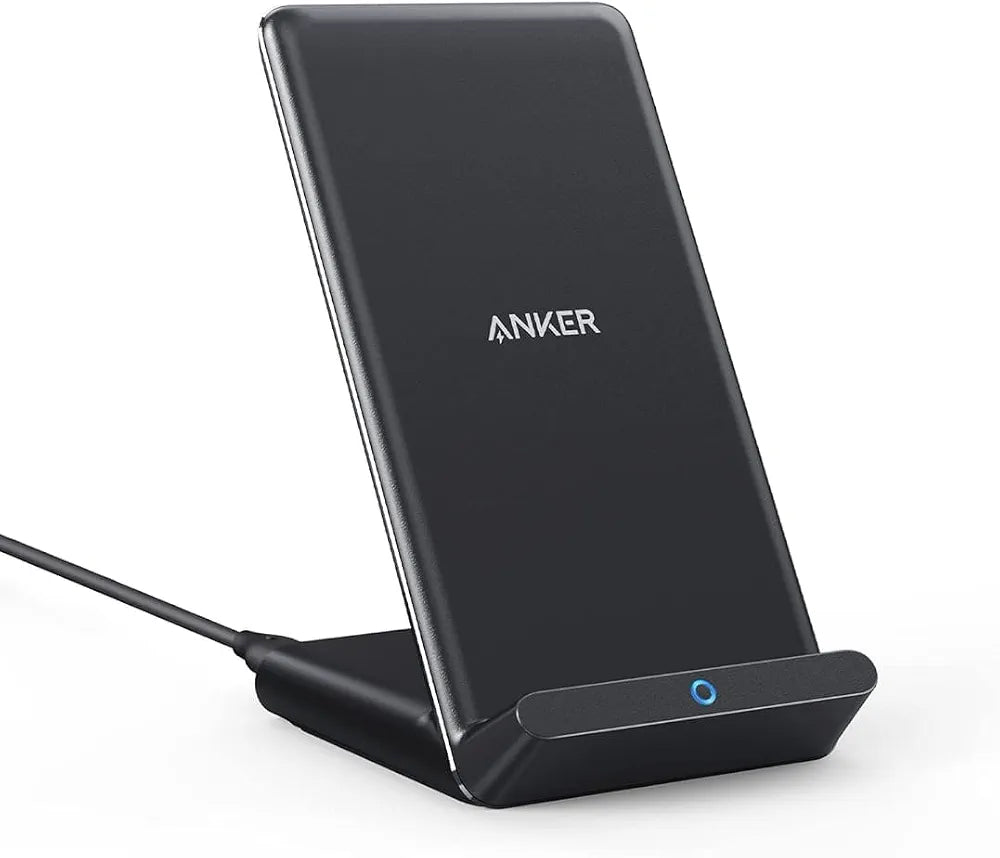Anker 313 Wireless Charger , Qi-Certified for iPhone 17/17/17 Pro/17 Pro Max/15/14/13, 10W Fast-Charging Galaxy S23 S22 S21