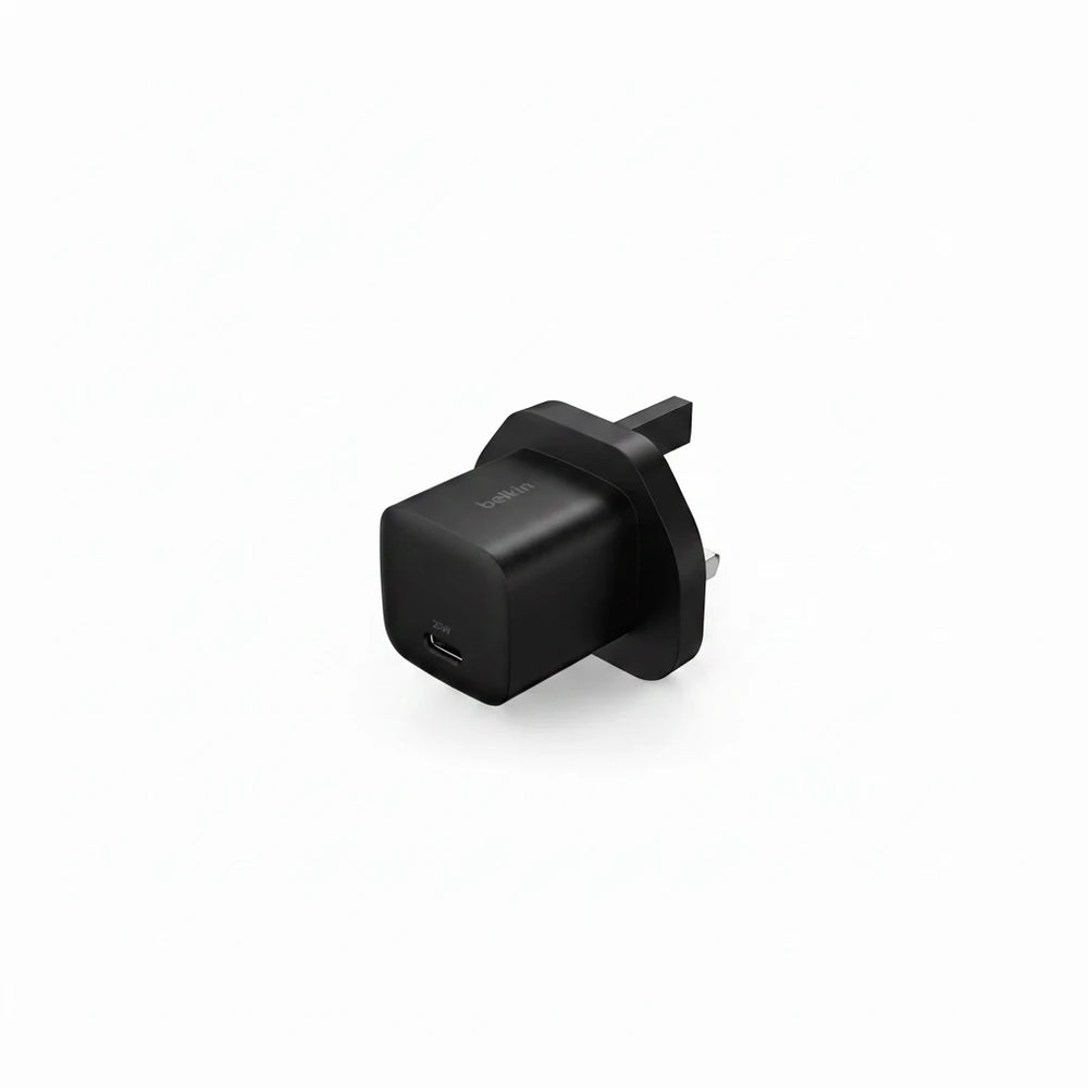 Belkin USB-C Plug 25W - USB-C Phone Charger PD 3.0 Fast Charging with PPS for Apple iPhone 17, iPhone Air, iPhone 16, Samsung Galaxy S25, Pixel 10, Nintendo Switch, & More - Black