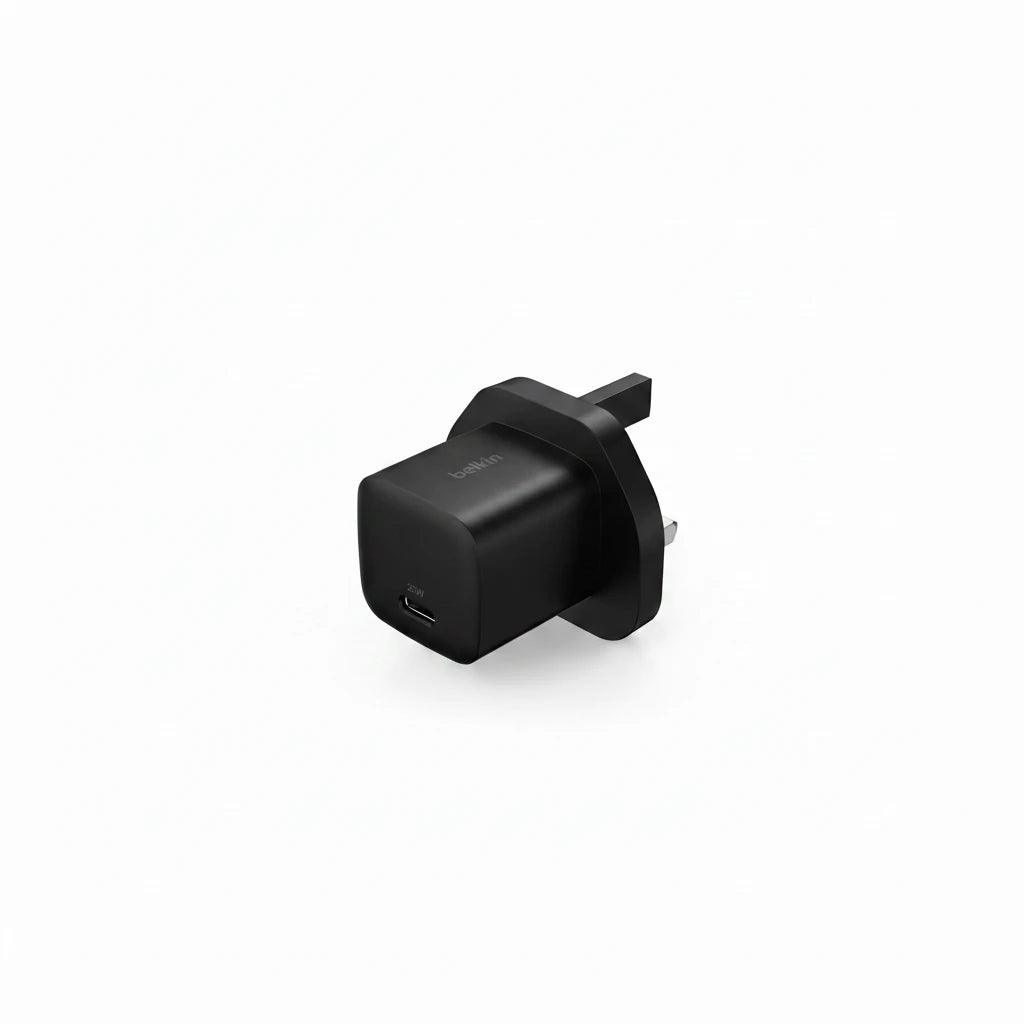 Belkin USB-C Plug 25W - USB-C Phone Charger PD 3.0 Fast Charging with PPS for Apple iPhone 17, iPhone Air, iPhone 16, Samsung Galaxy S25, Pixel 10, Nintendo Switch, & More - Black