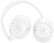 JBL Tune 730BT Wireless Over-Ear Bluetooth Headphones with Pure Bass Sound, 76H Battery Life, Dual Beamforming Mics, Multi-Point Bluetooth 6.0, Foldable & Comfortable – White 