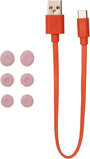 JBL Wave Beam 2 Adaptive Noise Cancelling with Smart Ambient True Wireless Earbuds, Deep Bass, Comfort Fit, 40H Battery, Hands-Free + VoiceAware, Water and Dust Resistant - JBLWBEAM2PIK, Pink