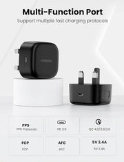 UGREEN 25W Galaxy Charger Set with USB C Cable 2M, Fast Charging Plug