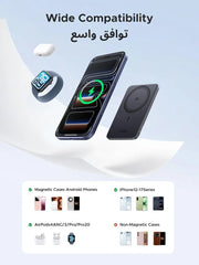 UGREEN MagSafe Power Bank 5000mAh Ultra-Slim Qi2 15W Wireless Charging
