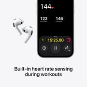 Apple AIR PODS PRO 3 Wireless headphones with charging case. includes 5 ear tip sizes. compatible with USB - C , Apple watch, magsafe and Qi certified charger USB - Cable sold separately