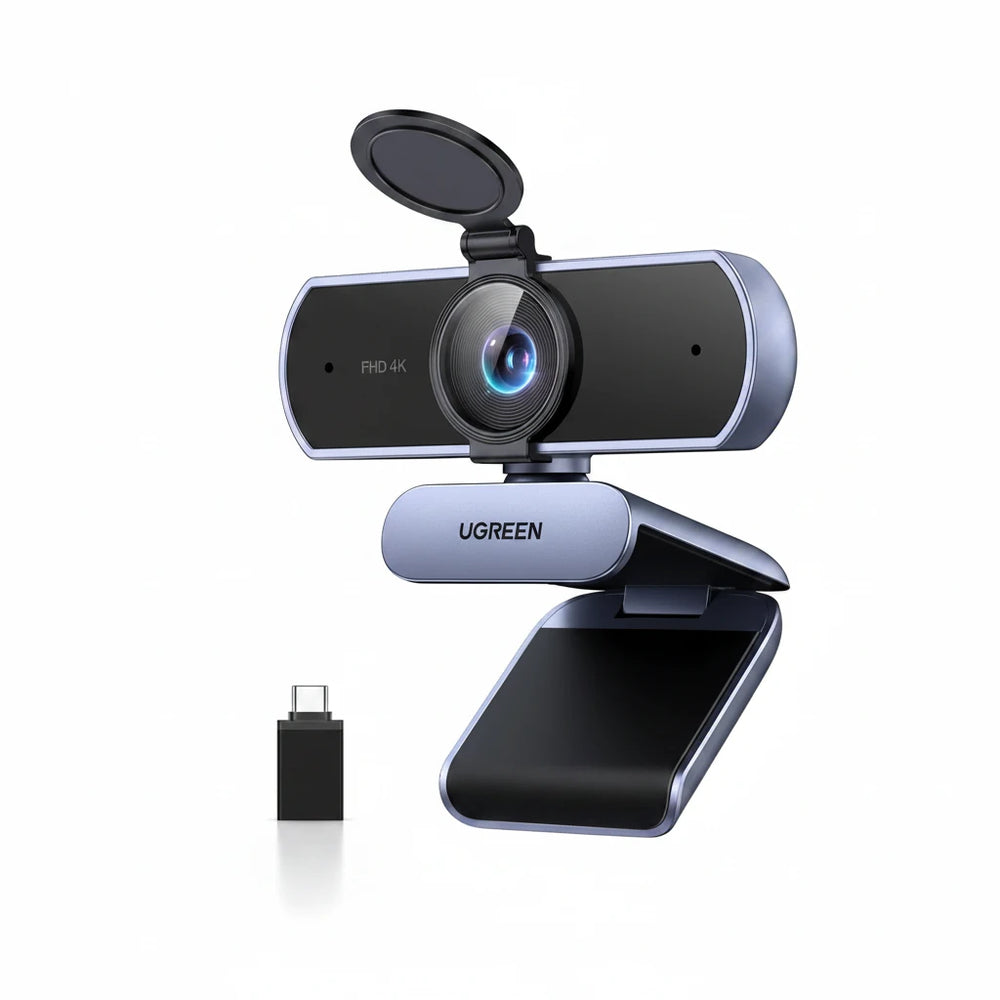 UGREEN 4K Webcam Autofocus Webcam Plug and Play Camera for Laptop/PC Grey