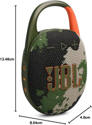 JBL Clip 5 Ultra-Portable Waterproof Bluetooth Speaker with 12-Hour Playtime and Auracast - Squad