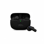 JBL Wave Beam 2 Adaptive Noise Cancelling with Smart Ambient True Wireless Earbuds, Deep Bass, Comfort Fit, 40H Battery, Hands-Free + VoiceAware, Water and Dust Resistant - Black, JBLWBEAM2BLK