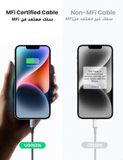 UGREEN Type C to Lightning Cable 1M for iPhone 17/16/15/14/13/12/11/10,iPad
