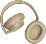 JBL Tune 730BT Wireless Over-Ear Bluetooth Headphones - Pure Bass, 76H Battery, Dual Mics, Multi-Point, Foldable - Beige