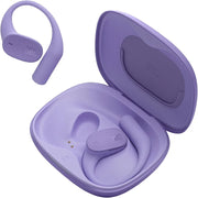 JBL Sense Lite Wireless Open-Ear Earbuds with Ear Hooks, IP54 Water-Resistant, 32-Hour Battery, Purple