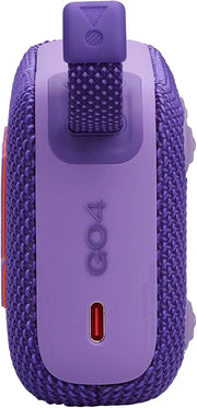 JBL GO 4 Ultra-Portable Bluetooth Speaker with Auracast, 15-Hour Playtime, and Sleek Design - Purple