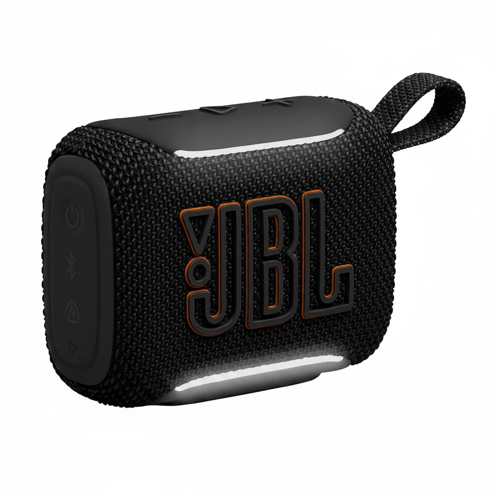 JBL Go 5 Portable Bluetooth Speaker with Ambient Edge Lighting, IP68 Waterproof & Dustproof, 10H Playtime, AirTouch Stereo Pairing, Auracast™, USB-C Lossless Audio – Compact & Drop-Proof, Black