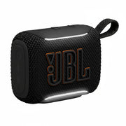 JBL Go 5 Portable Bluetooth Speaker with Ambient Edge Lighting, IP68 Waterproof & Dustproof, 10H Playtime, AirTouch Stereo Pairing, Auracast™, USB-C Lossless Audio – Compact & Drop-Proof, Black