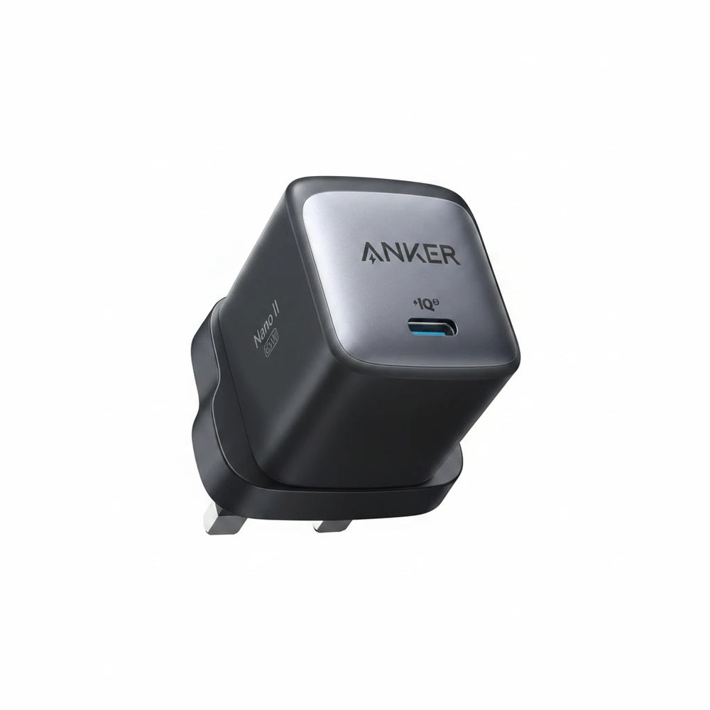 Anker Nano II 65W GaN II PPS Fast USB C Charger Adapter, Compact Charger for MacBook Pro/Air, Galaxy S24/S23, iPhone 17/16 /15/14 Series, iPad Pro, Huawei, Xiaomi, Redmi, Vivo, Oppo and More