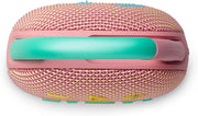 JBL Clip 5 Ultra-Portable Waterproof Bluetooth Speaker with 12-Hour Playtime and Auracast - Pink
