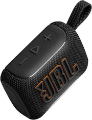 JBL Go 5 Portable Bluetooth Speaker with Ambient Edge Lighting, IP68 Waterproof & Dustproof, 10H Playtime, AirTouch Stereo Pairing, Auracast™, USB-C Lossless Audio – Compact & Drop-Proof, Black