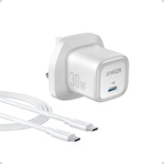 30W USB C Plug, Anker Zolo Compact GaN USB C Charger, Enhanced Temperature Control, Compact Design and 3X Faster Charging, Compatible with iPhone, iPad, Samsung, Pixel, and More