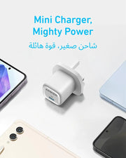 Anker 25W USB C Plug, Supports PPS Fast Charging for for iPhone 17/16/16 Pro/16 Pro Max/15, Samsung Galaxy S25/S24/Z Fold/Z Flip/Tab 