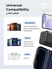 UGREEN Type-C Charger 30W for iPhone 17 Pro Max, GaN Fast Charge Adapter