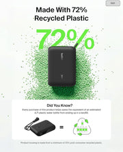 Belkin BoostCharge 10000mAh Power Bank with Digital Battery Display - Black