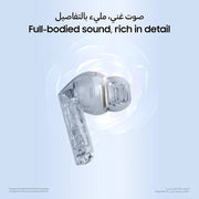 Samsung Galaxy Buds3 FE Wireless Earbuds - Gray, Blade Design, Balanced Sound, 360 Audio, ANC & Clear Call