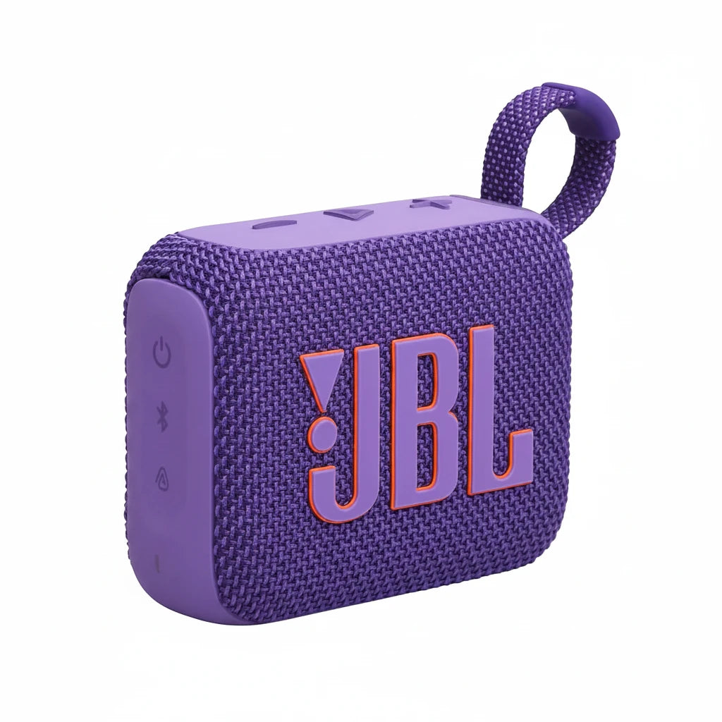 JBL GO 4 Ultra-Portable Bluetooth Speaker with Auracast, 15-Hour Playtime, and Sleek Design - Purple