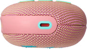 JBL Clip 5 Ultra-Portable Waterproof Bluetooth Speaker with 12-Hour Playtime and Auracast - Pink