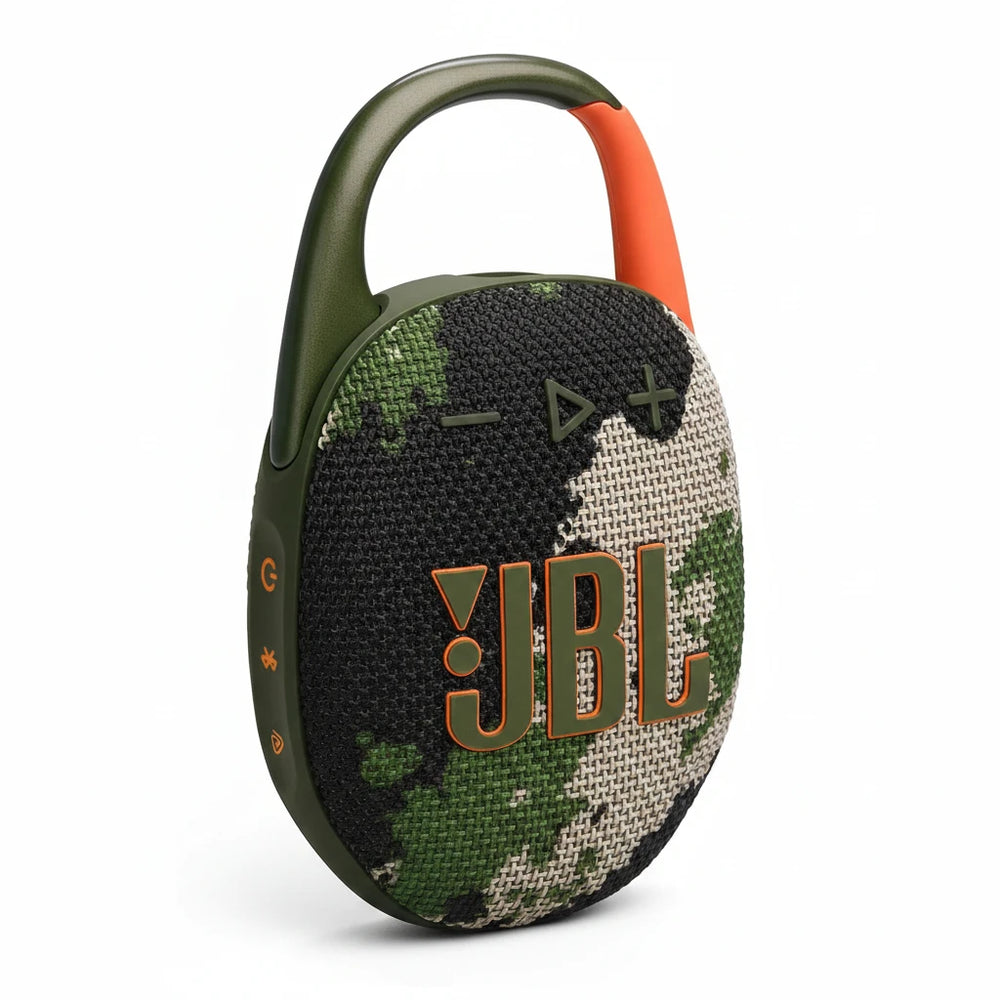 JBL Clip 5 Ultra-Portable Waterproof Bluetooth Speaker with 12-Hour Playtime and Auracast - Squad