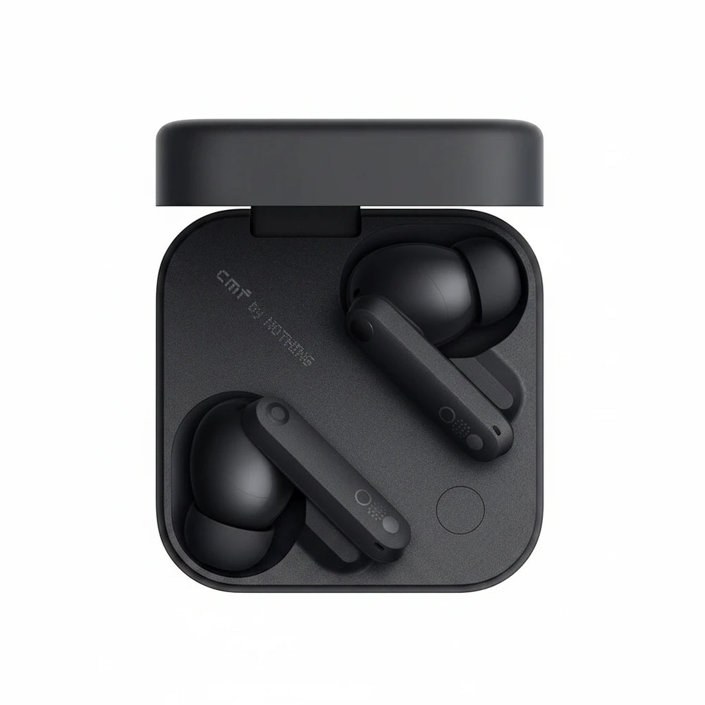 CMF by Nothing Buds Pro 2 Bluetooth Earbuds, ChatGPT Integrated, TWS with Clear Voice Technology 2.0, 50 dB Smart ANC, Up to 11 hrs Battery, Spatial Audio Effect, IP55, Dark Grey, Middle East Version
