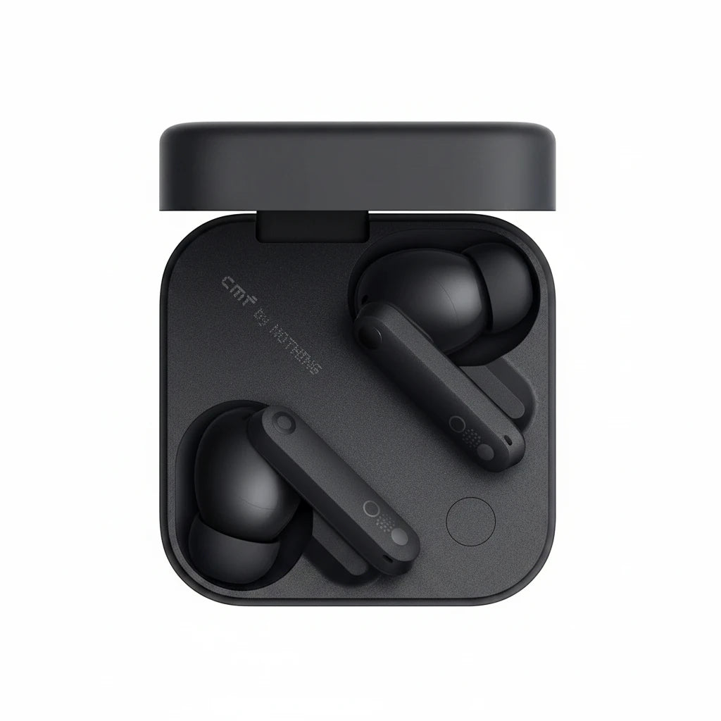CMF by Nothing Buds Pro 2 Bluetooth Earbuds, ChatGPT Integrated, TWS with Clear Voice Technology 2.0, 50 dB Smart ANC, Up to 11 hrs Battery, Spatial Audio Effect, IP55, Dark Grey, Middle East Version