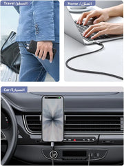 UGREEN Type C Cable 1M，Braided 18W USB A to USB C Fast Charging Cable