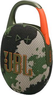 JBL Clip 5 Ultra-Portable Waterproof Bluetooth Speaker with 12-Hour Playtime and Auracast - Squad