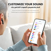 Soundcore K20i by Anker, Semi-in-Ear Earbuds, Bluetooth Wireless, 36H Playtime, Fast Charge, Clear Sound, Comfortable Fit, ENC 2-Mic Clear Calls, Custom EQ, IPX5, Bluetooth 5.3, App Control 