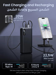 UGREEN Power Bank 20000mAh, PD 22.5W Portable Charger Fast Charging