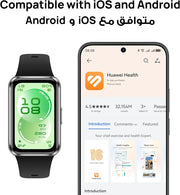 HUAWEI Band 11 Health and Fitness Tracker, Smart Watch, 24/7 Health Intelligence, HRV, Sleep Tracking, Stress Monitor, Emotional Wellbeing, Ultra-Slim, iOS & Android, Up to 14 Days Battery Life, Black