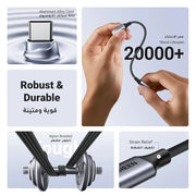 UGREEN USB C to 3.5mm Adapter With Braided Compatible with iPhone 16 Grey