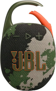 JBL Clip 5 Ultra-Portable Waterproof Bluetooth Speaker with 12-Hour Playtime and Auracast - Squad