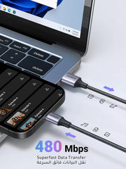 UGREEN Type C Cable 1M，Braided 18W USB A to USB C Fast Charging Cable