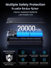 UGREEN Power Bank 20000mAh, PD 22.5W Portable Charger Fast Charging