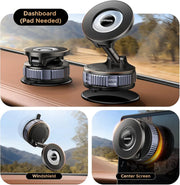 UGREEN Magsafe Car Mount Removable Base 360° Adjustable One-hand Auto Lock